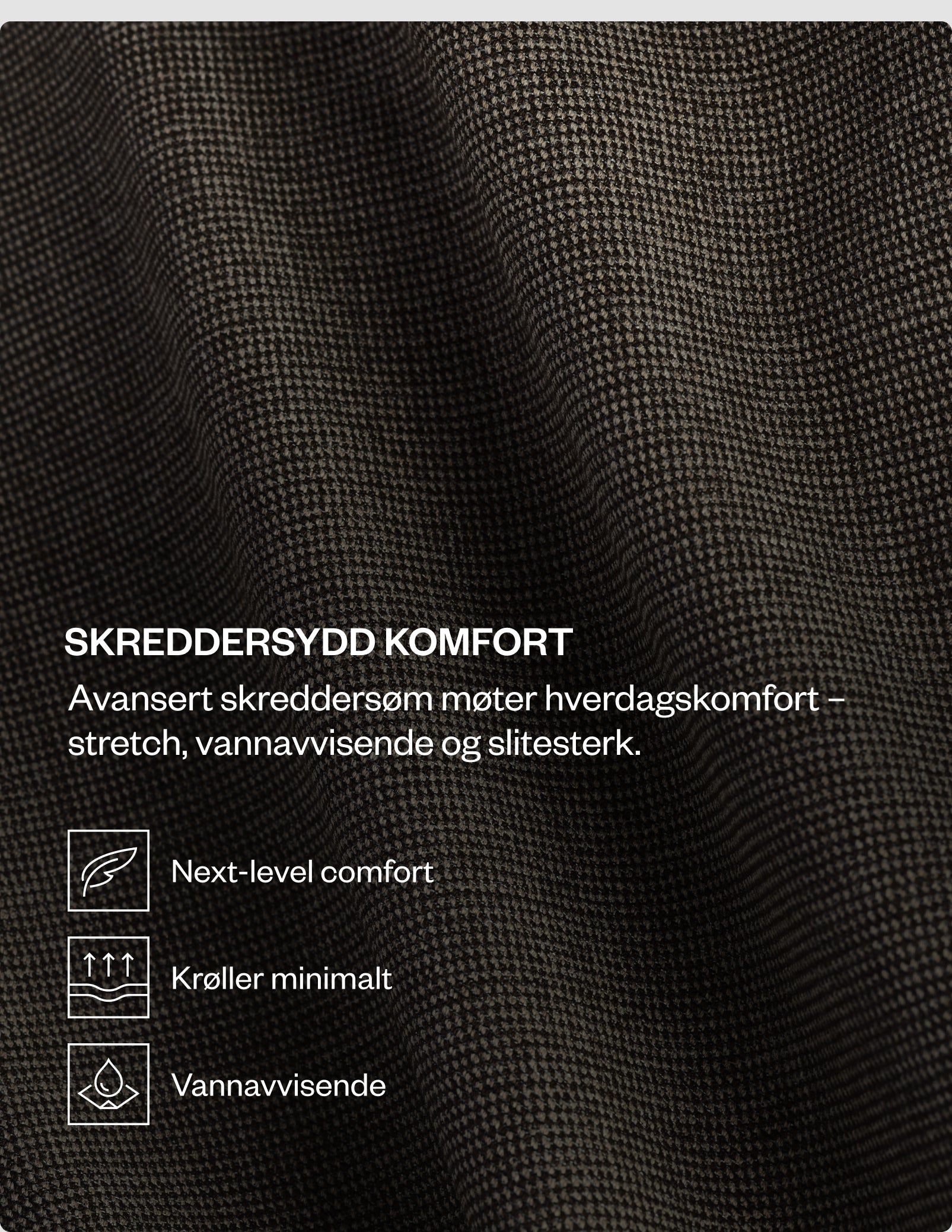 Essential Suit Pants Relaxed Fit Green Melange